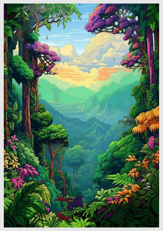 Boulder Falls - Numbered Canvas